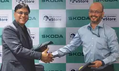 CSC గ్రామీణ్ ఇ-స్టోర్‌తో స్కోడా ఆటో ఇండియా భాగస్వామ్యం