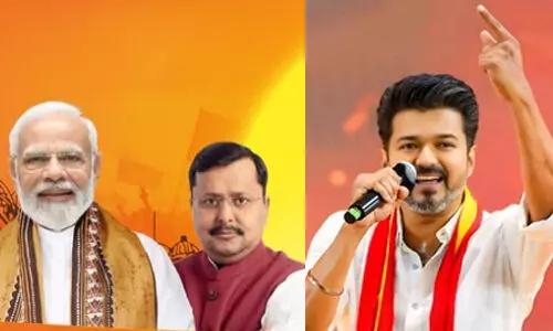 తమిళనాడులో విజయ్... బెంగాల్ లో బిజెపి ఆధిక్యం