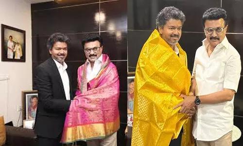 స్టాలిన్ నివాసానికి సిఎం విజయ్