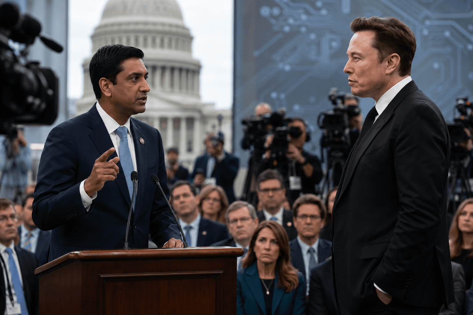 Ro Khanna, Elon Musk clash over accountability