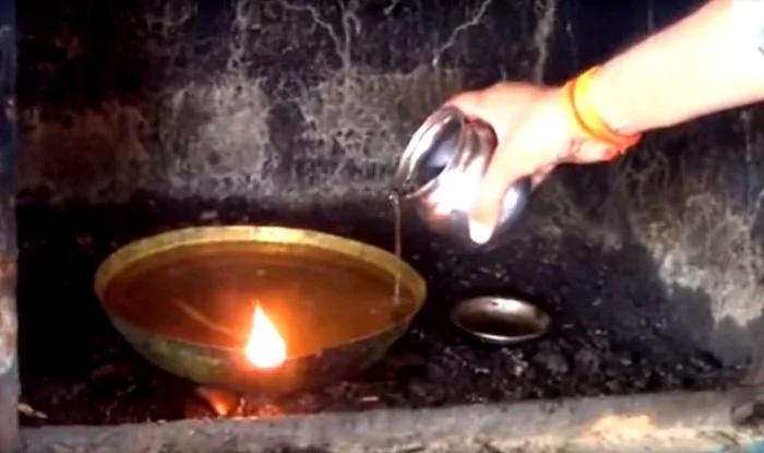 Gadia Ghat Mata Temple ...The Mysterious Lamp Lit with Water Temple
