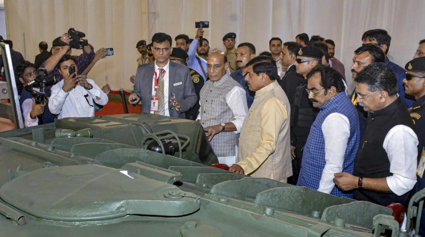 Rajnath Singh Lays Foundation for ₹472-Crore Tank Overhaul Facility in Jabalpur