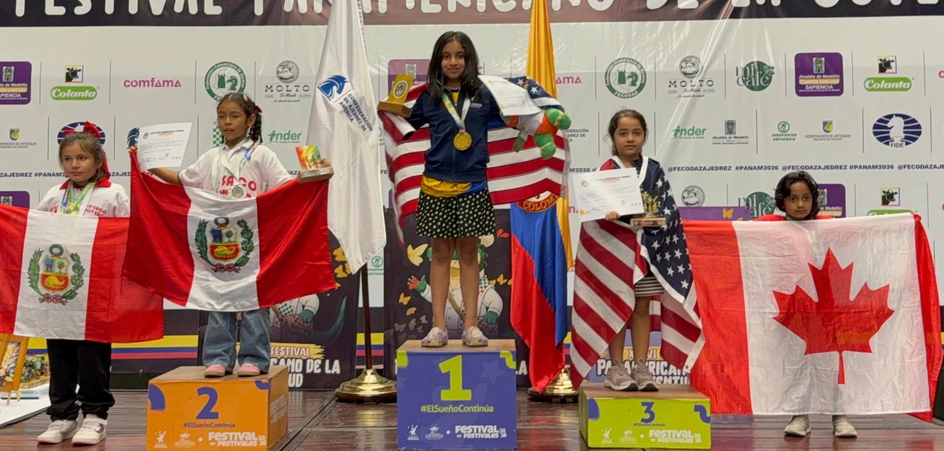 8-Year-Old Telugu Girl Sarayu Talapaneni Wins Pan American Youth Chess Championship