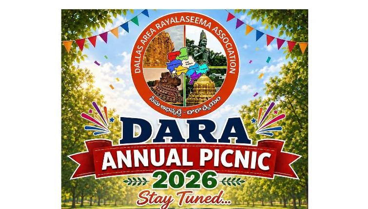 Dallas Set for a Grand Rayalaseema Community Celebration! DARA Annual Picnic 2026 on October 4
