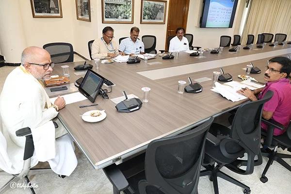 Additional EO Reviews Reception Arrangements Ahead of Srivari Brahmotsavam