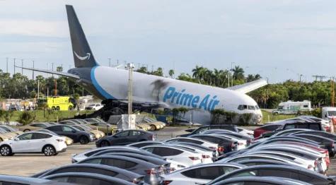 Amazon Plane Crash Nearly Hit Tesla Cybercabs: Why Were 40 Robotaxis at Miami Airport?