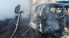 Russia and Ukraine accuse each other of breaching Victory Day ceasefire