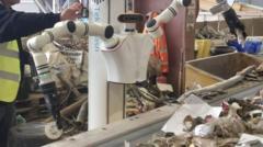 Robots move in as waste firms struggle to find staff