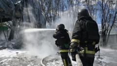 Russian strikes kill 10 as Zelensky says Ukraine hits oil tankers and terminal
