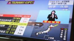 Japan on high alert for 'huge' second quake after issuing tsunami warning