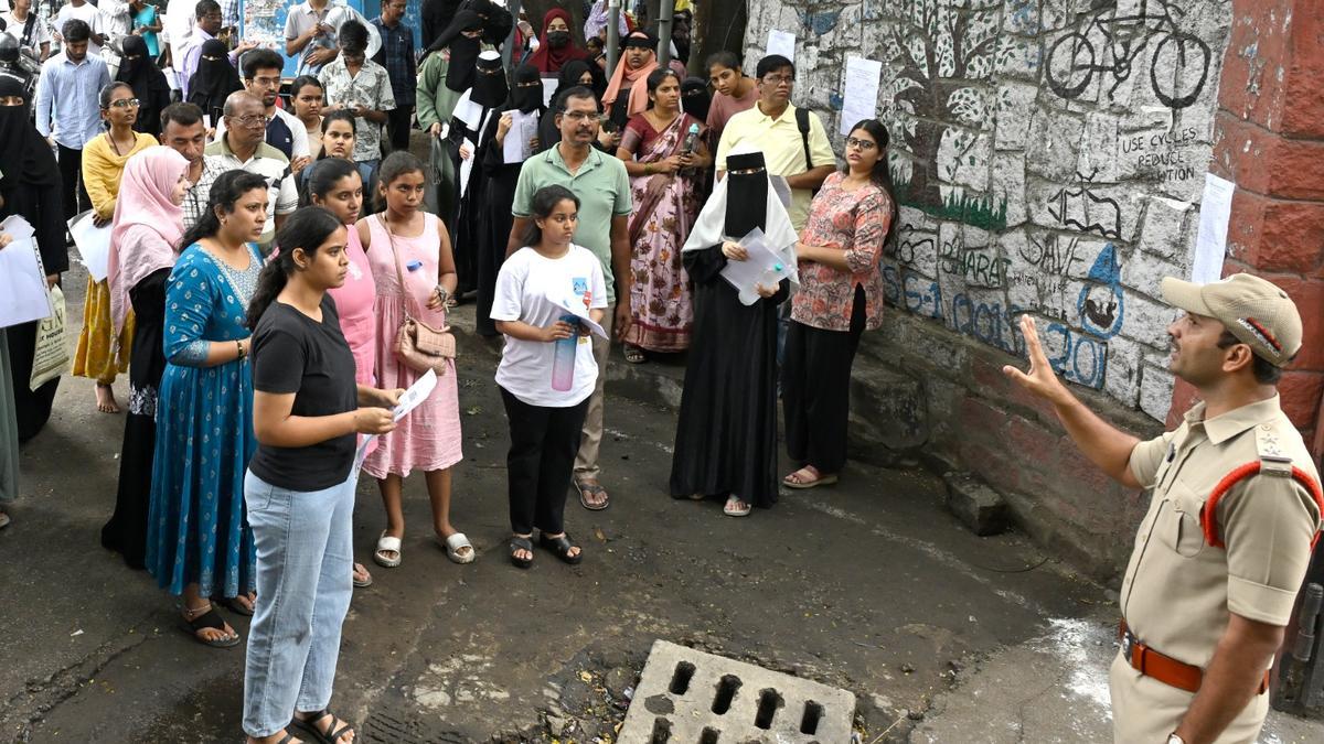 NEET-UG retest: Candidates arrive at exam centres across India amid tight security