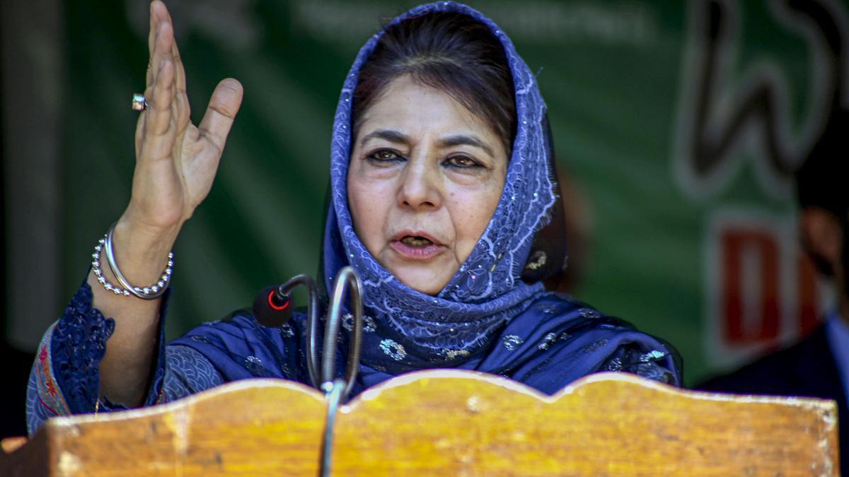 NC trying to divert attention from its 'failures': Mehbooba