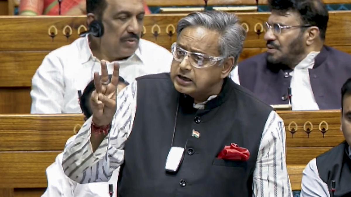 Delimitation will turn out to be 'political demonetisation': Shashi Tharoor in Lok Sabha