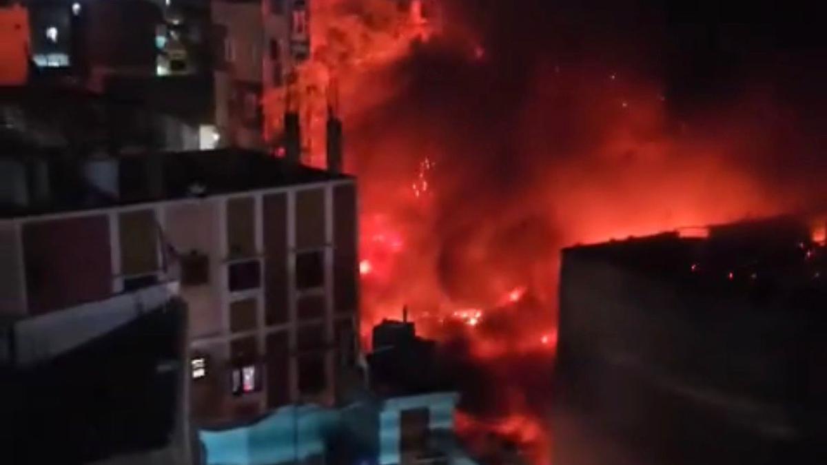 Massive fire at scrap yard in Hyderabad’s Bholakpur triggers late night firefighting, evacuation
