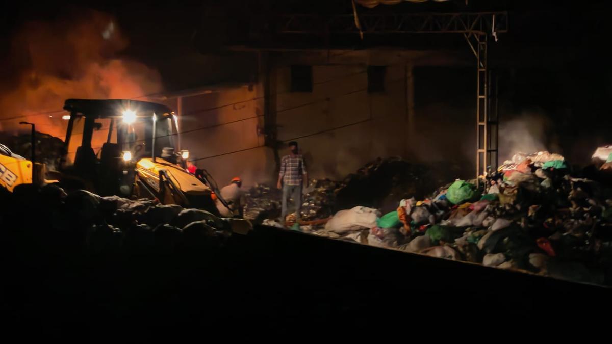 Massive fire engulfs waste plant in Kerala’s Munnar; wild tusker Padayappa moved to safety