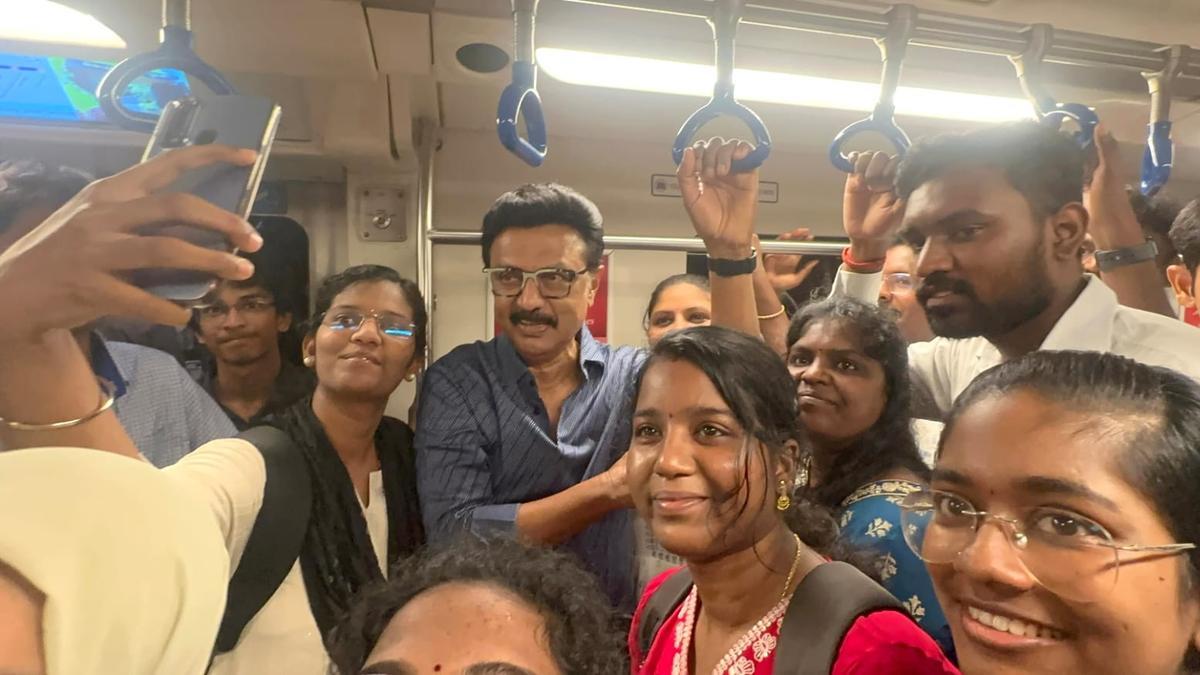 Tamil Nadu Assembly election 2026: CM Stalin takes surprise Chennai Metro ride, interacts with passengers