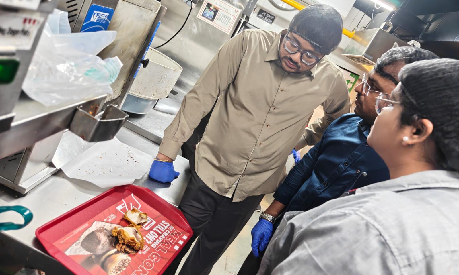 Food Safety Check At KFC Kondapur Finds Oil Beyond Limits