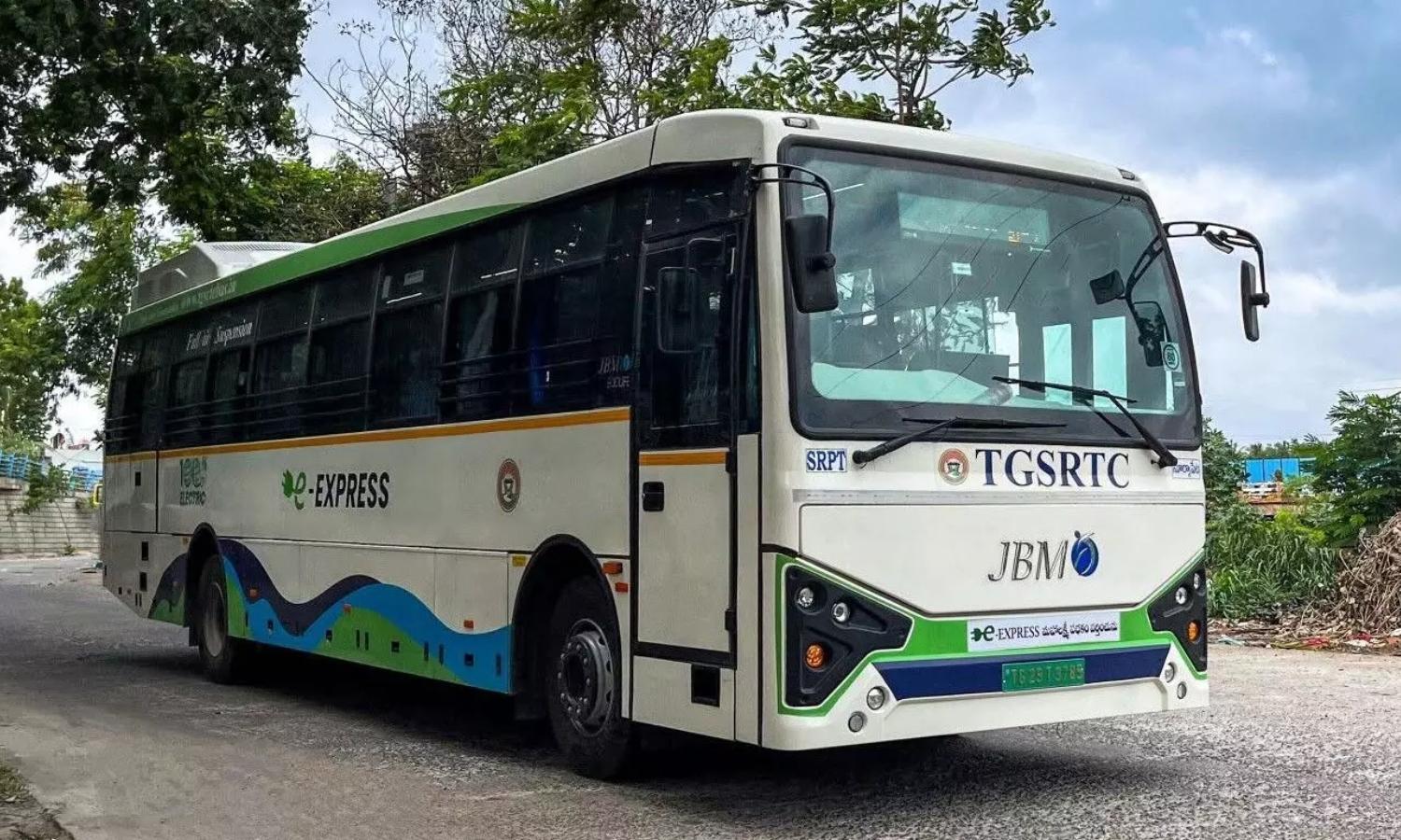 150 JBM Electric Buses Resume After Fitness Checks, Karimnagar E-Buses Stay Idle as Report Awaited