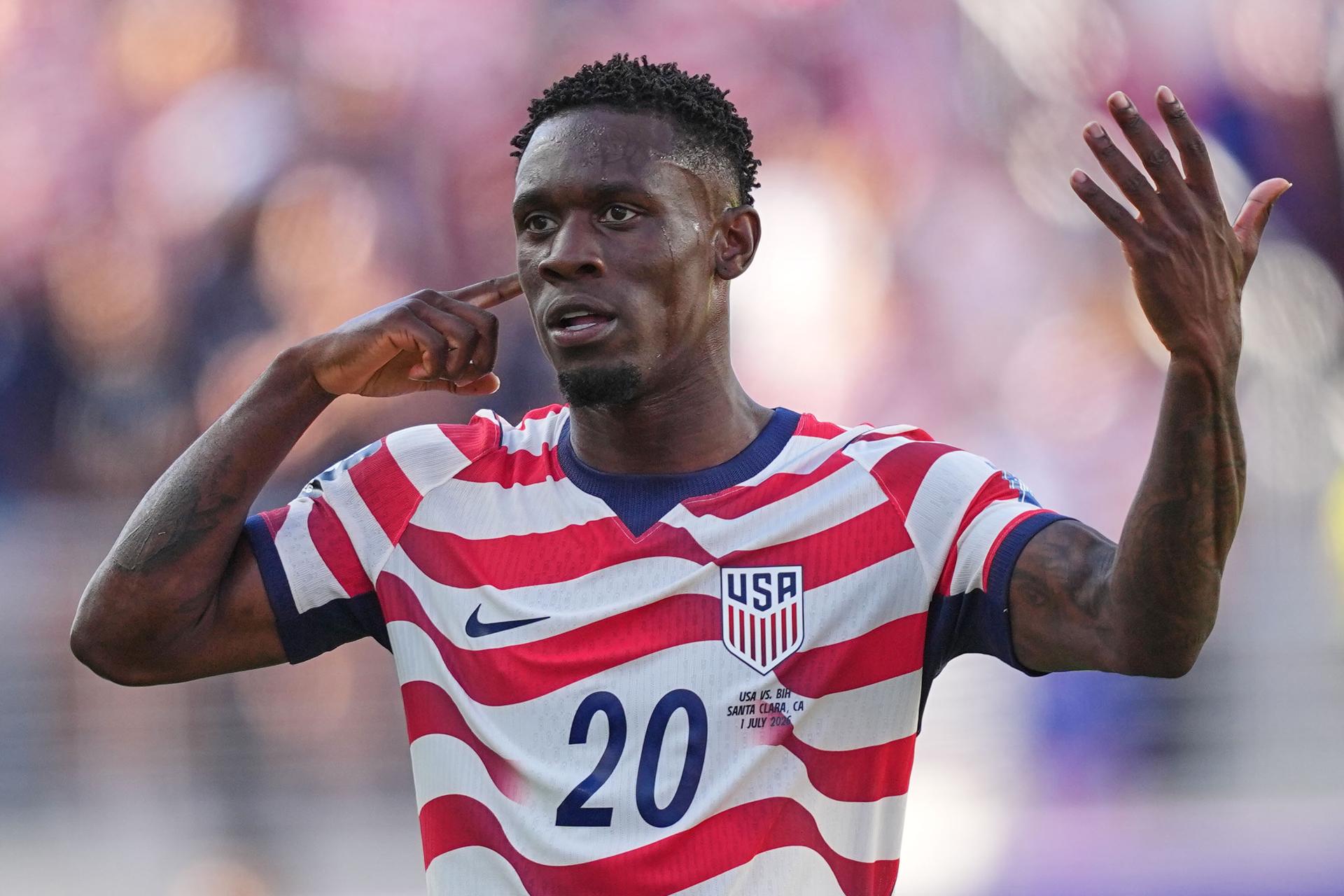 FIFA Lifts US Star Striker Balogun's Suspension Ater Trump Call