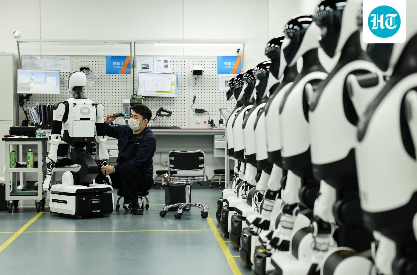 Training for Beijing’s humanoid half-marathon is gruelling