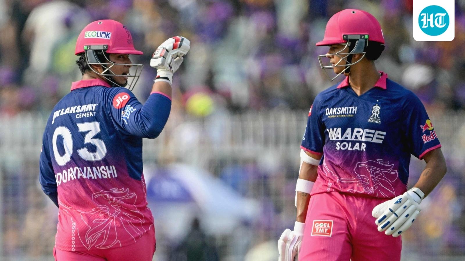 KKR VS RR, IPL 2026 LIVE Score: Sooryavanshi, Jaiswal trade early boundaries for typical fast start in powerplay