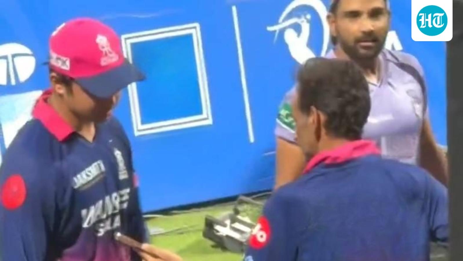 Vaibhav Sooryavanshi resists Romi Bhinder’s gesture after loss to KKR, then accepts phone call back home