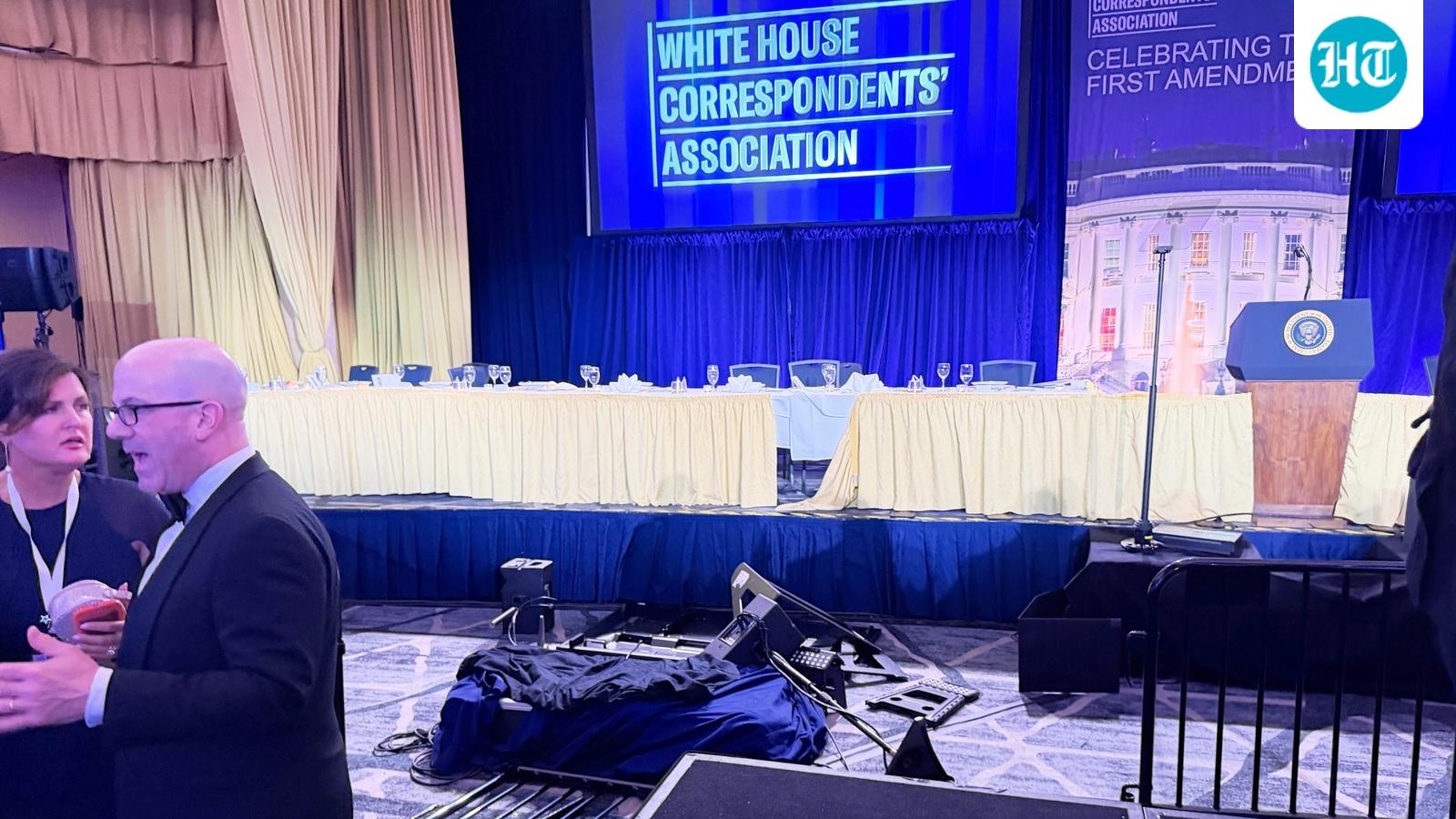 White House shooting: Videos of chaos from Correspondents Dinner 2026 as Trump is evacuated; watch