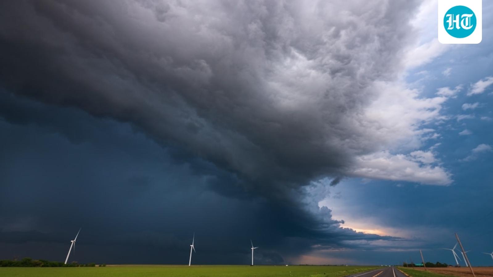 Windthorst, Texas tornado: Large rain-wrapped twister spotted near Scotland; check path, videos