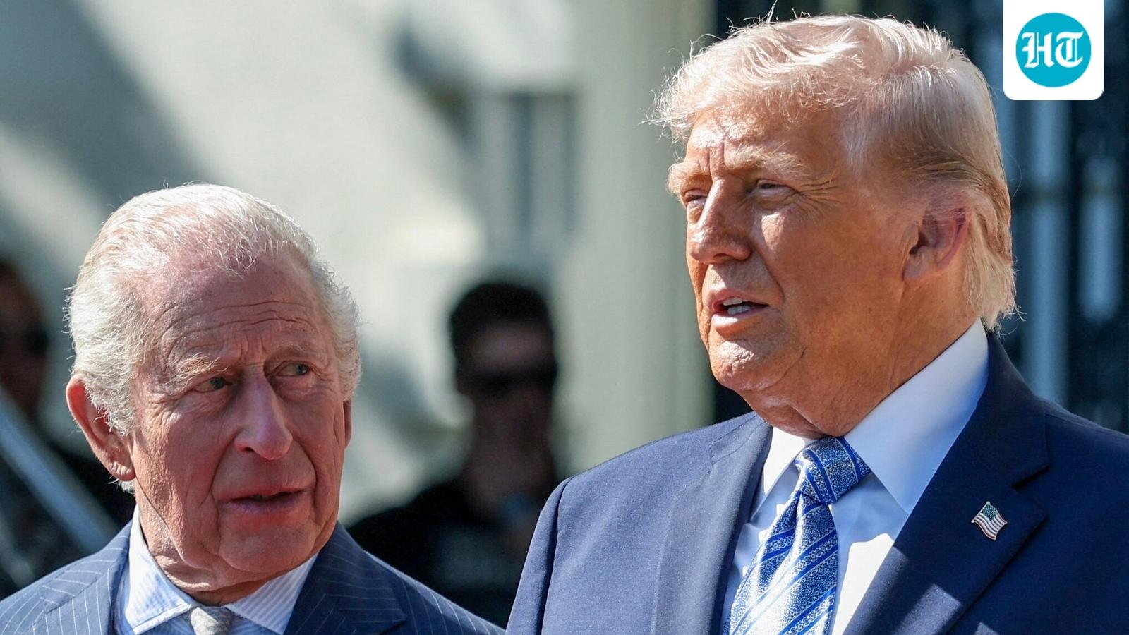 Trump health update: Photos with King Charles spark fresh concerns; ‘discoloration on left hand’