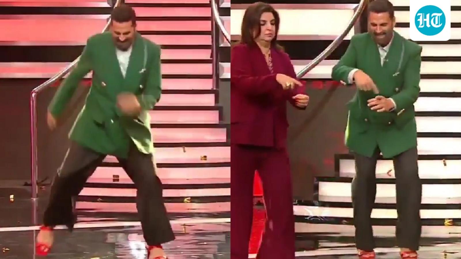‘Scared’ Akshay Kumar dances in heels to Laal Pari for 1st time; Farah Khan impressed: ‘Saari aurton ko salaam hai’