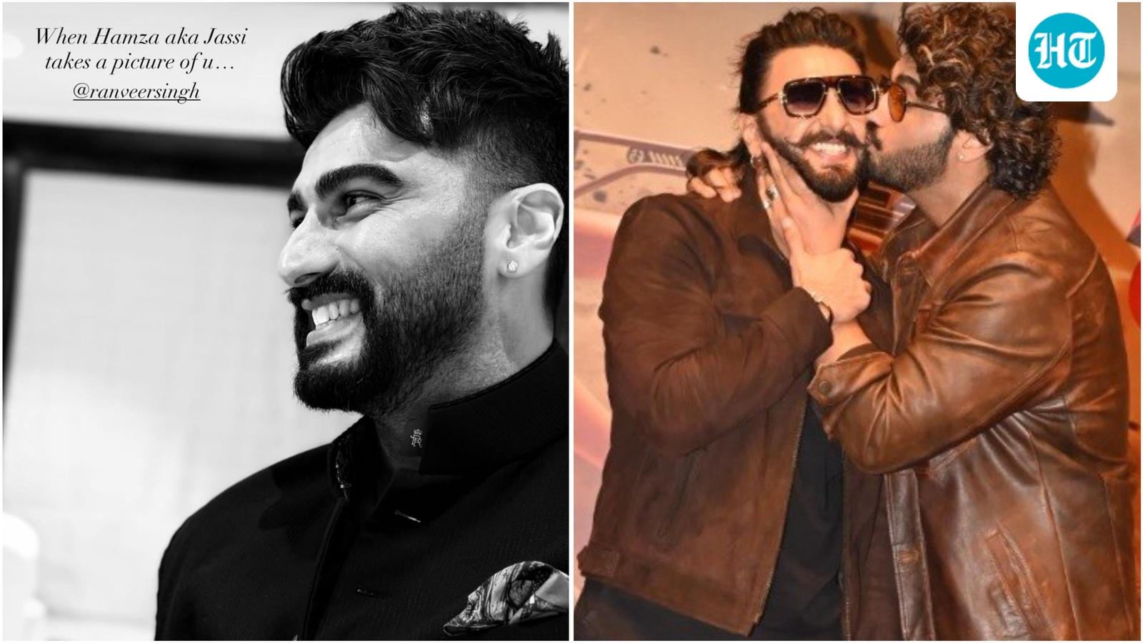 Arjun Kapoor shares candid pic clicked by Ranveer Singh; calls him ‘Hamza aka Jassi’