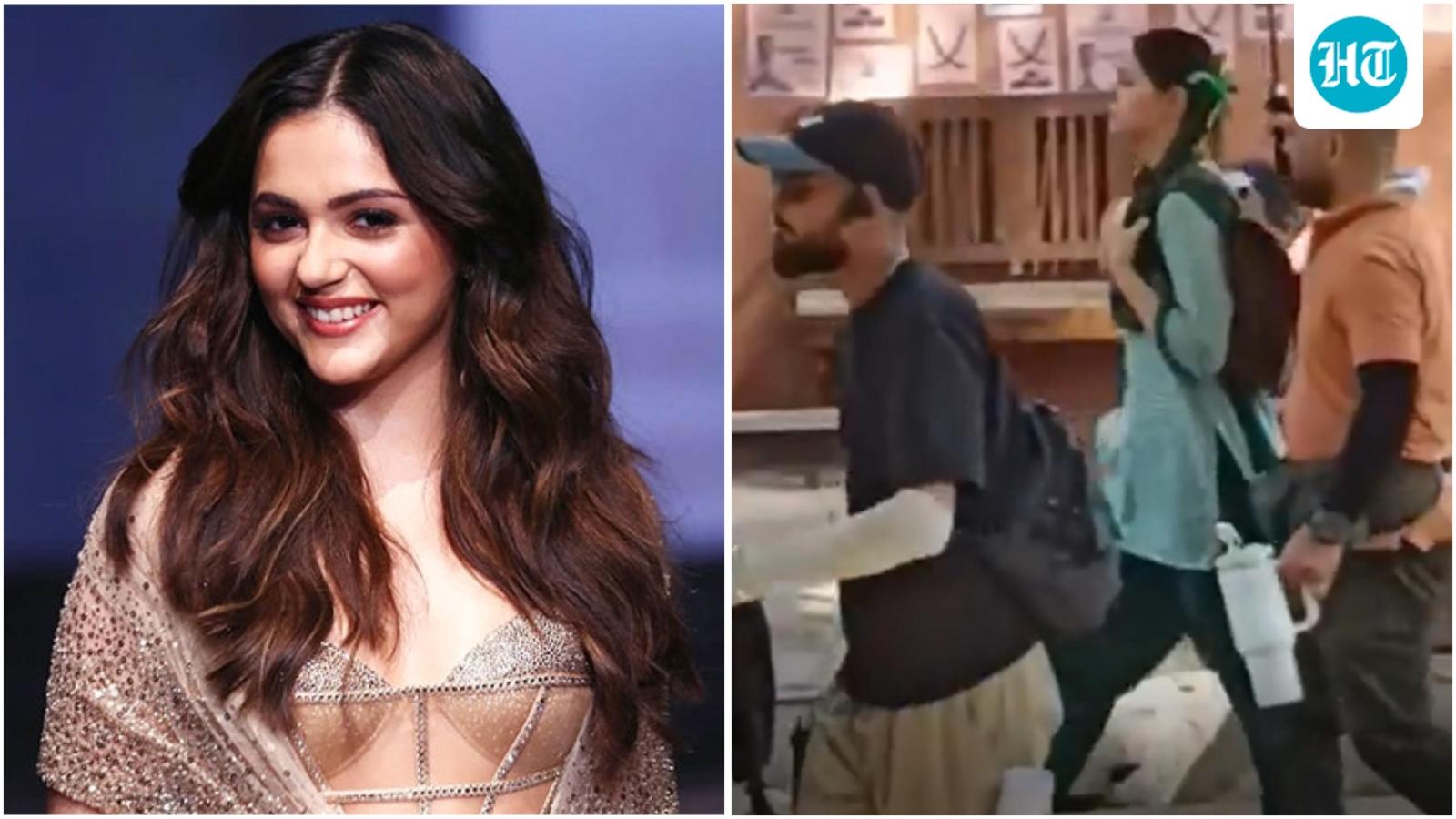 Aneet Padda’s schoolgirl look from Shakti Shalini sets grabs attention; fans react