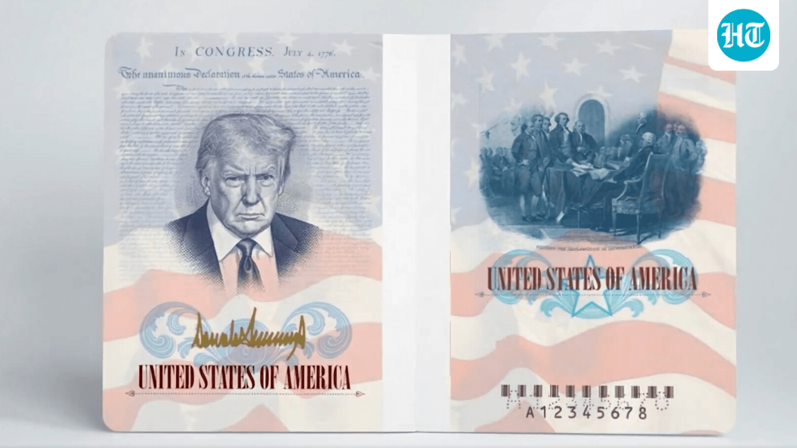 White House unveils limited edition ‘patriot passport’ with Trump's portrait for US' 250th anniversary | Video