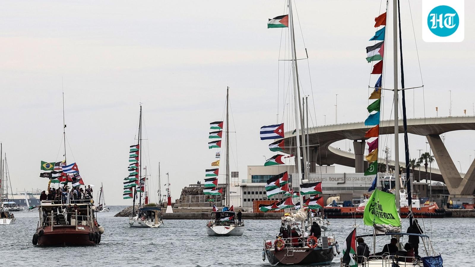 Israel shares video of activists enjoying after Gaza-bound flotilla intercepted | Watch