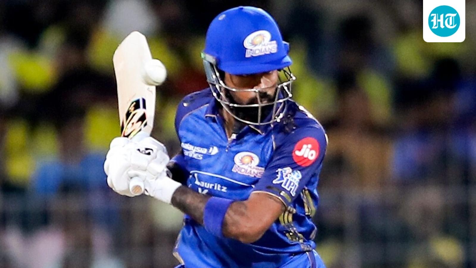 INR 73.58 loss made only in batting: Hardik Pandya's painful stay cost MI INR 3.20 lakh per ball vs CSK