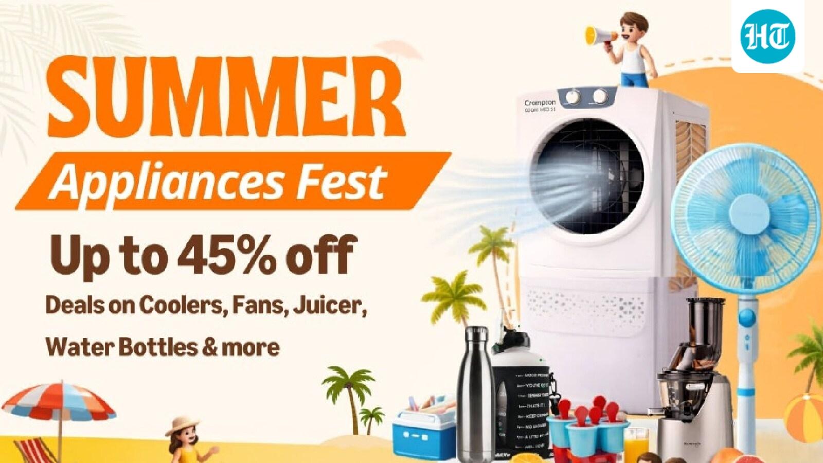 Amazon Summer Appliance Fest: Get up to 75% off on coolers, ceiling fans, juicers and more