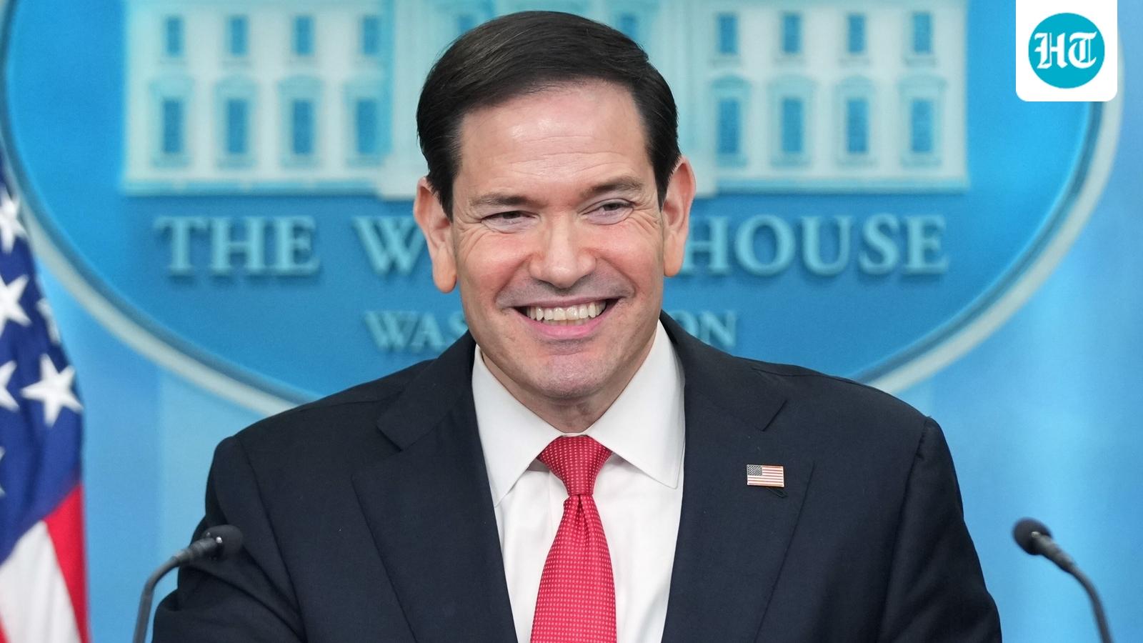 Marco Rubio steps in for first White House press briefing, draws laughter | Watch video
