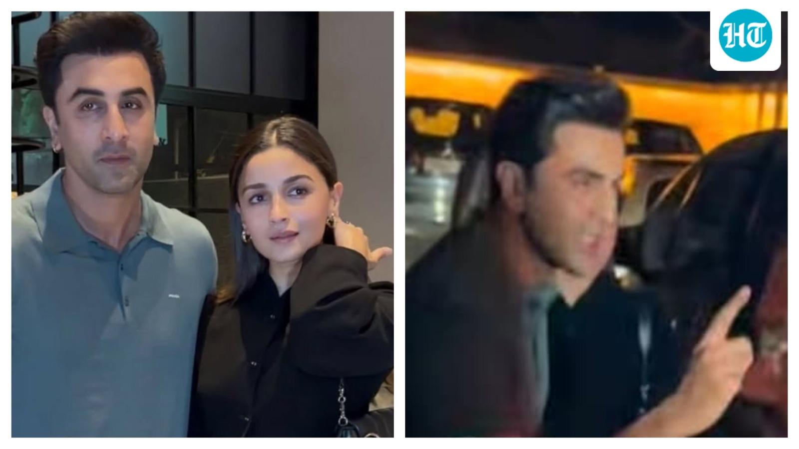 Ranbir Kapoor loses cool at photographers as they crowd around him and Alia Bhatt, fans defend him