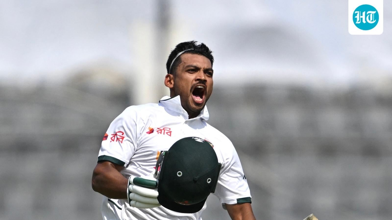 Shanto, Mominul’s 170-run stand puts Bangladesh in control despite Pakistan’s early strikes