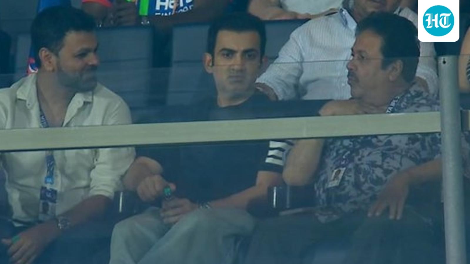 Gautam Gambhir makes rare IPL appearance; KKR's Finn Allen and Varun Chakaravarthy make his visit worthwhile