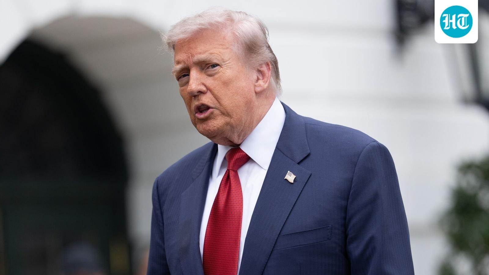 Trump warns to ‘blow up’ anyone who approaches Iran's enriched uranium as US keeps watchful eye