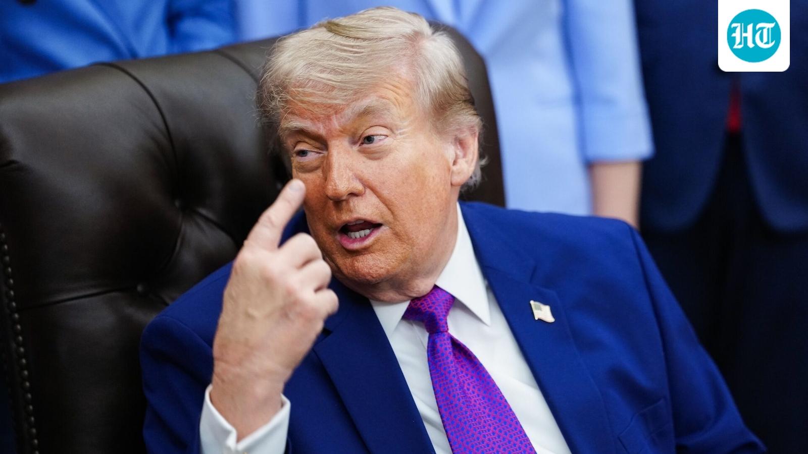 Trump appears to fall asleep again at Oval Office event as video sparks health concerns; watch