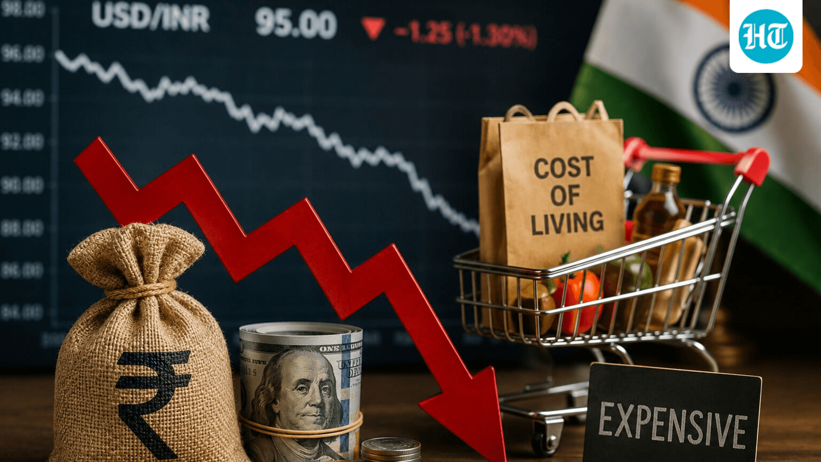 INR breached 95 Vs USD: 6 ways in which a depreciating Rupee affect your personal finances?