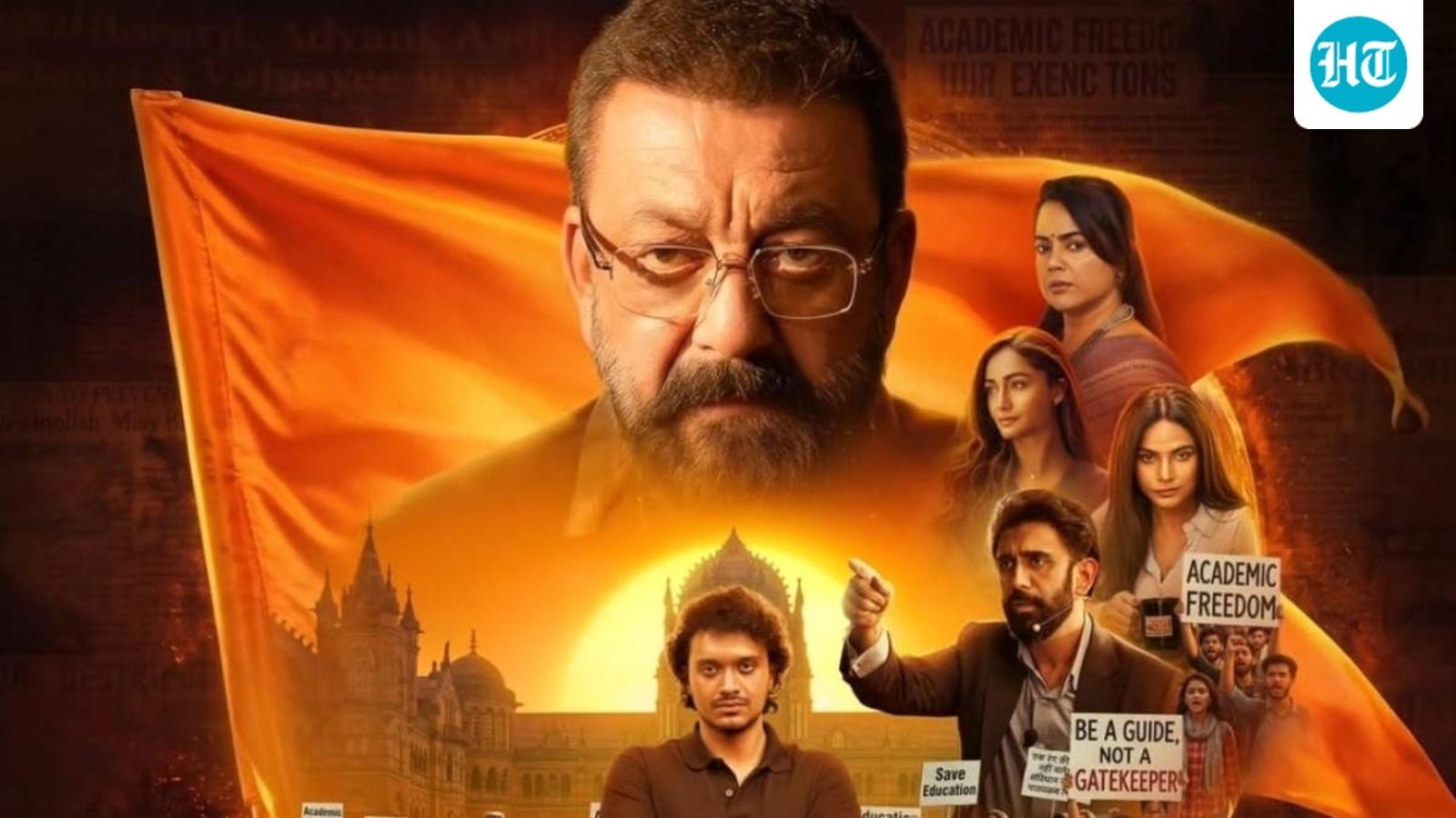 Aakhri Sawaal movie review: Sanjay Dutt-Sameera Reddy's loud film doesn't fully justify its existence