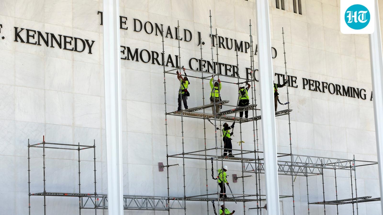 Trump's name removed from Kennedy Center following court ruling