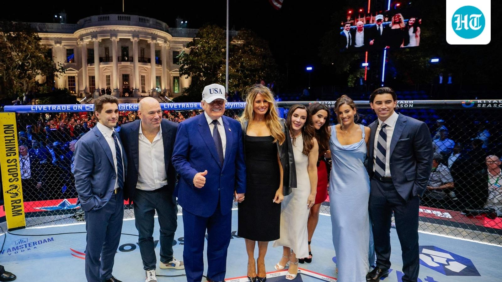 Trump celebrates 80th birthday with historic UFC event at White House: Key highlights here
