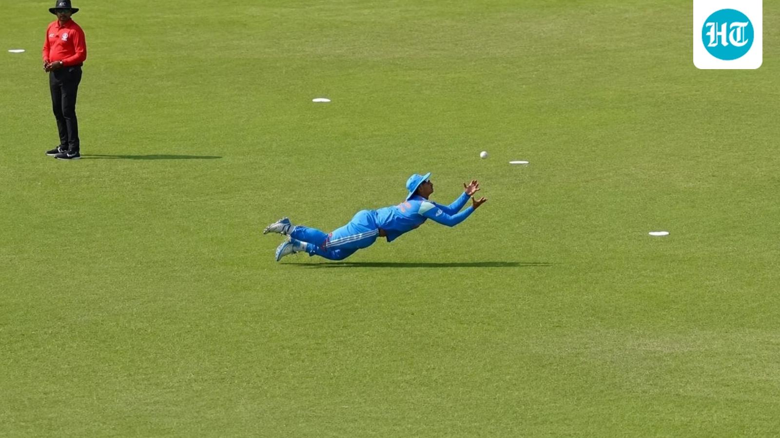 Bat fails, but Vaibhav Sooryavanshi silences fielding critics with sensational grab for India A