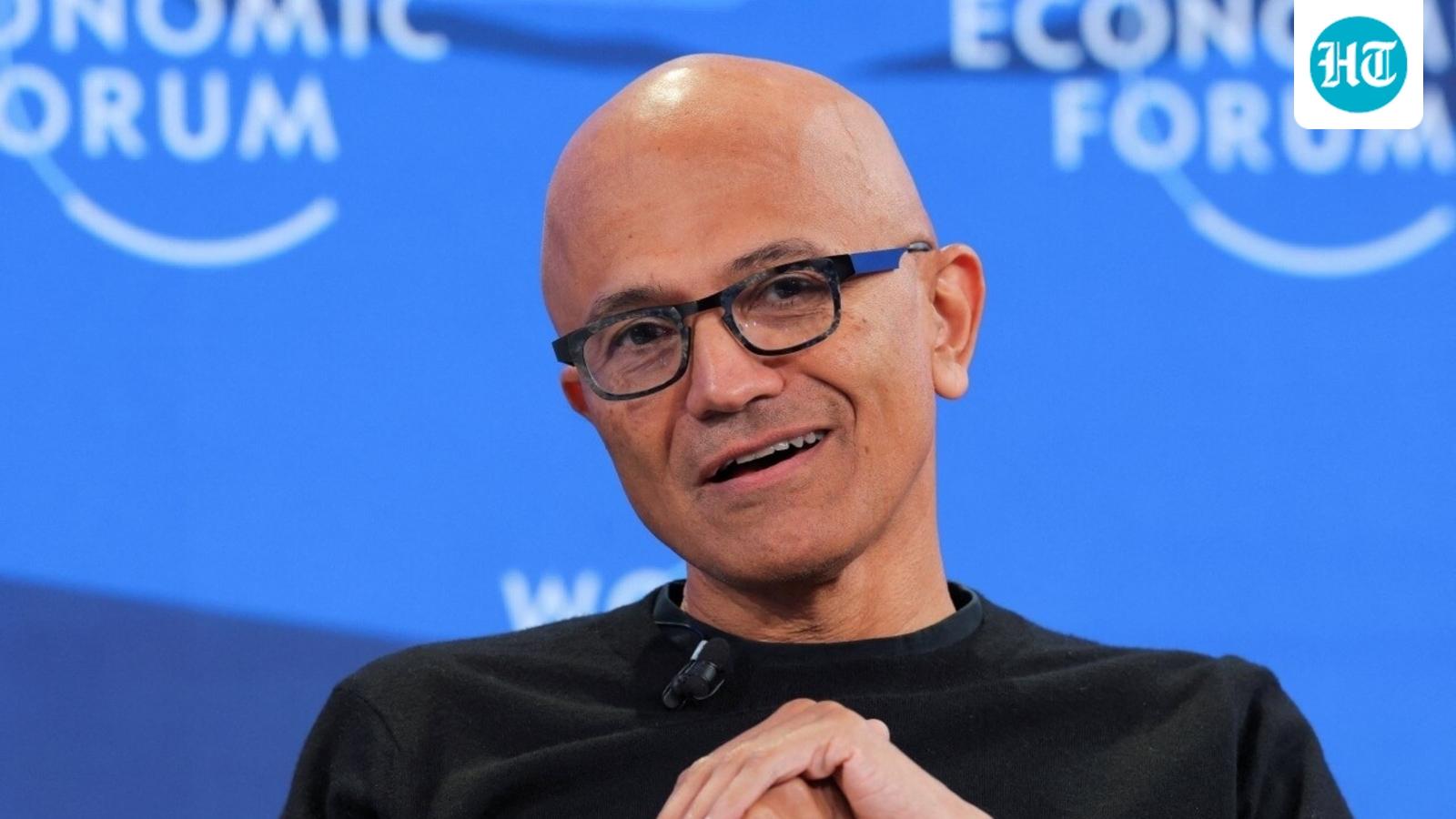Microsoft’s Satya Nadella: We Can’t Let AI Giants Eat the Economy