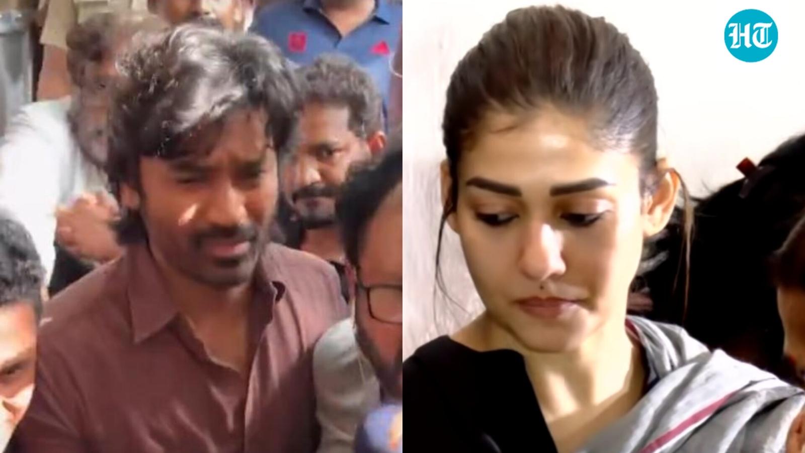 K Bhagyaraj death: Dhanush breaks down; Nayanthara, Vignesh Shivan and Sivakarthikeyan pay emotional last respects