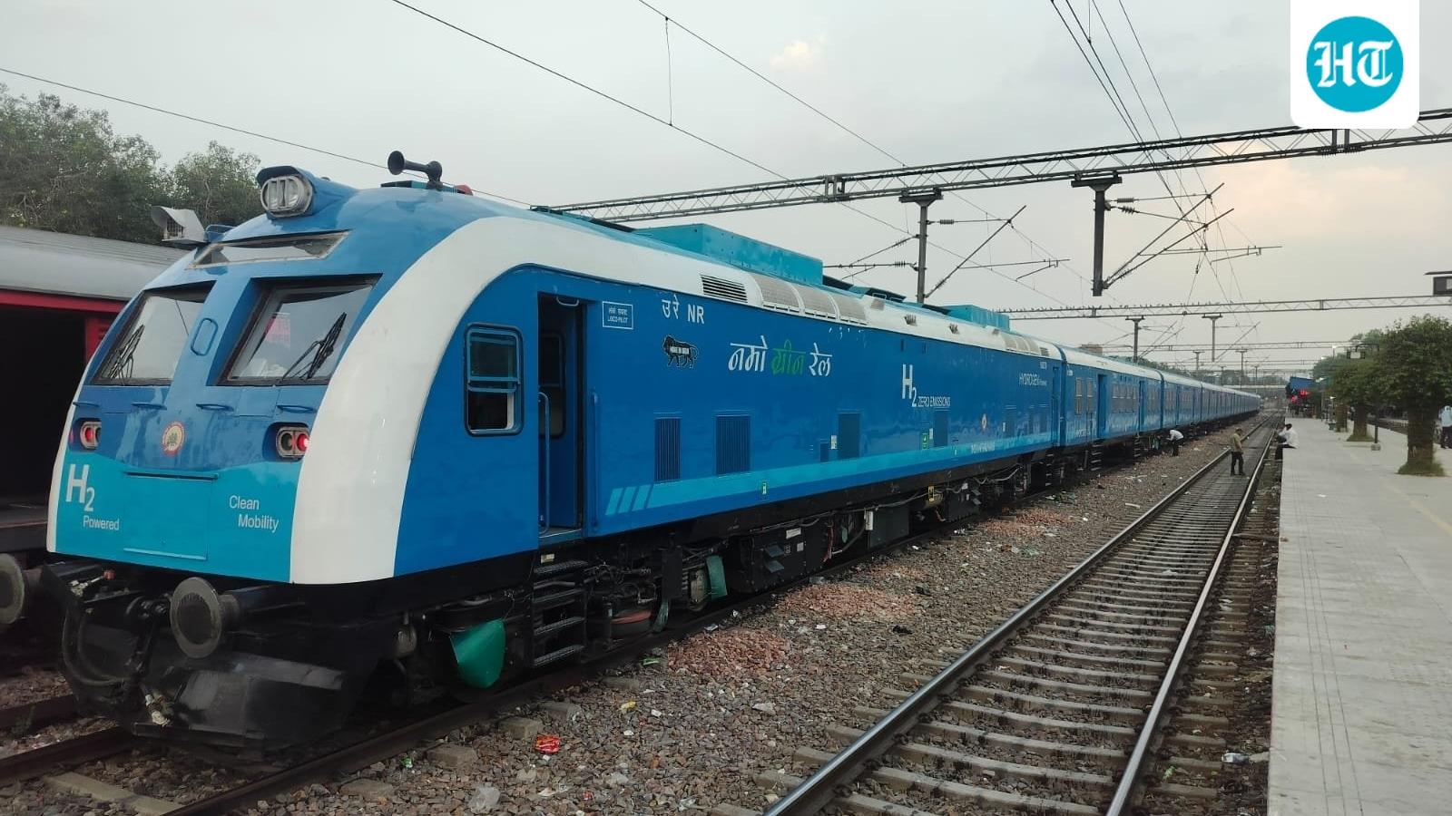 India's first green hydrogen train on track: It generates electricity & emits water vapour